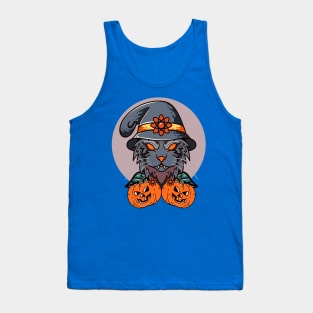 MIAOW pumpkin cat Tank Top